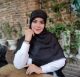 روسری نخ ابریشم ژاکارد لمه دار
